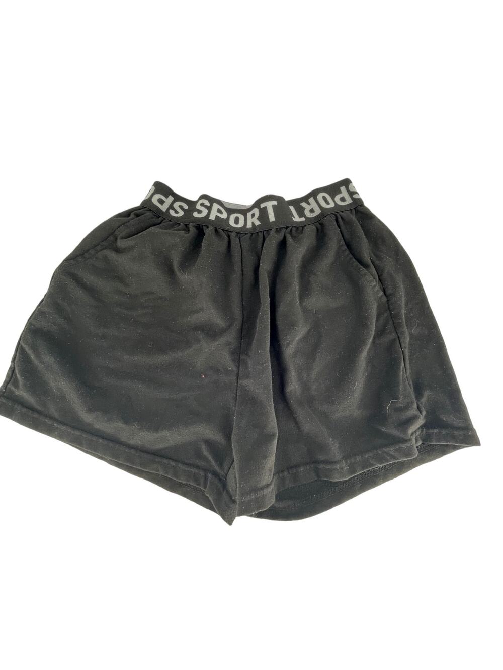 C-Mode Black Sport Athletic Logo Shorts Women's Size Small